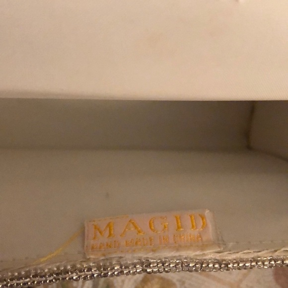 Vintage silver beaded bag - Picture 4 of 5